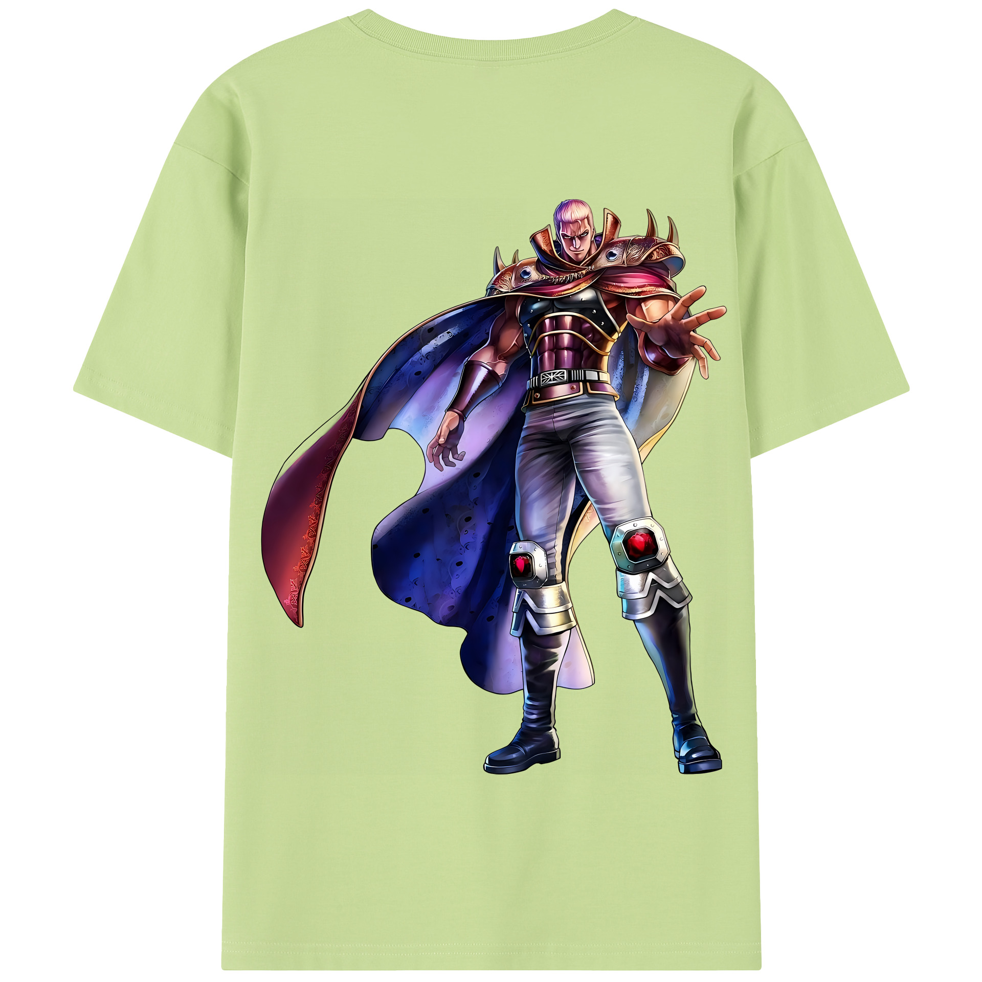 （画像用） 北斗の拳 Fist of the North Star 綿100％半袖Tシャツ（背面プリント）
